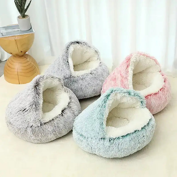 Winter Plush Pet Bed